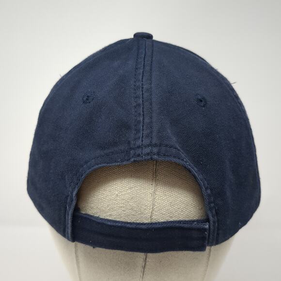 New York Strapback Baseball Hat Blue One Size Embroidered Drew Pearson - Picture 6 of 9